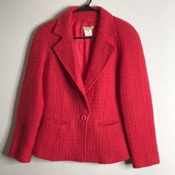 Luca Luca 100% wool blazer coat ladies size small - Picture 1 of 11